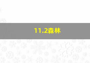 11.2森林