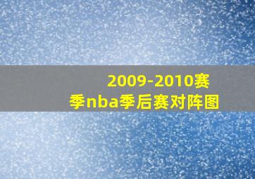 2009-2010赛季nba季后赛对阵图