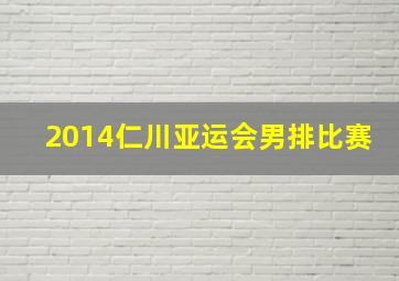 2014仁川亚运会男排比赛