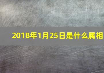 2018年1月25日是什么属相