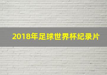 2018年足球世界杯纪录片