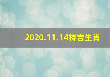 2020.11.14特吉生肖