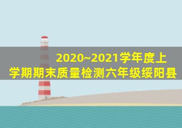 2020~2021学年度上学期期末质量检测六年级绥阳县