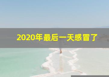 2020年最后一天感冒了