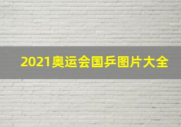 2021奥运会国乒图片大全