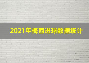 2021年梅西进球数据统计