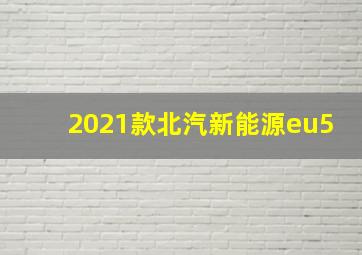 2021款北汽新能源eu5