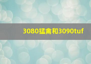 3080猛禽和3090tuf