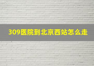 309医院到北京西站怎么走