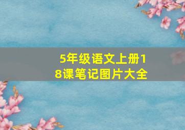 5年级语文上册18课笔记图片大全