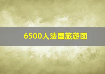 6500人法国旅游团