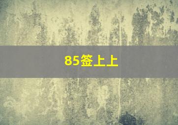 85签上上