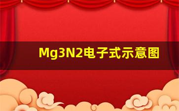 Mg3N2电子式示意图