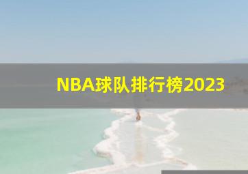 NBA球队排行榜2023