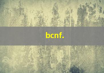 bcnf.