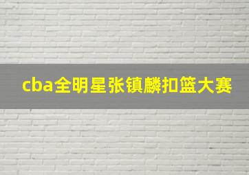 cba全明星张镇麟扣篮大赛