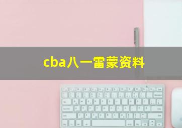 cba八一雷蒙资料