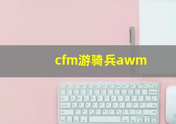 cfm游骑兵awm