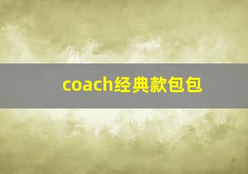 coach经典款包包