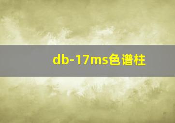 db-17ms色谱柱