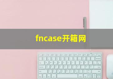 fncase开箱网