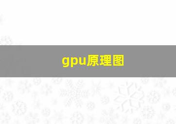 gpu原理图