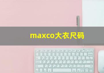 maxco大衣尺码