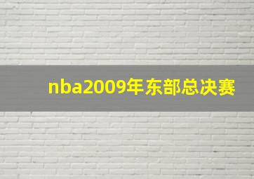 nba2009年东部总决赛