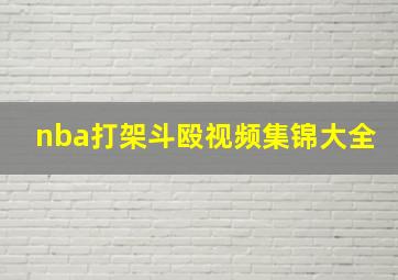 nba打架斗殴视频集锦大全