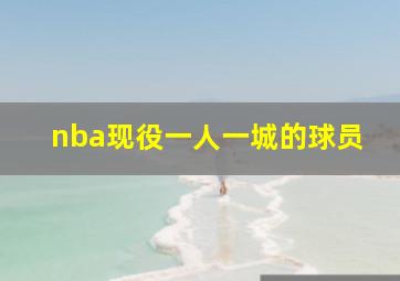 nba现役一人一城的球员