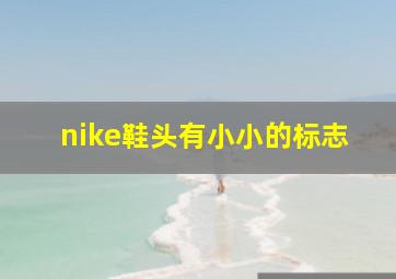 nike鞋头有小小的标志