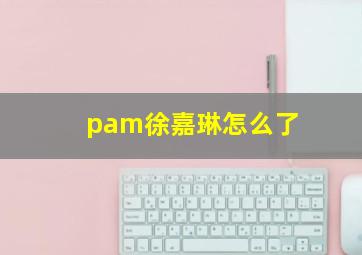 pam徐嘉琳怎么了