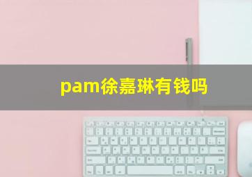 pam徐嘉琳有钱吗