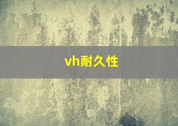 vh耐久性