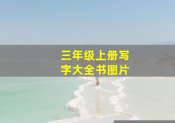 三年级上册写字大全书图片