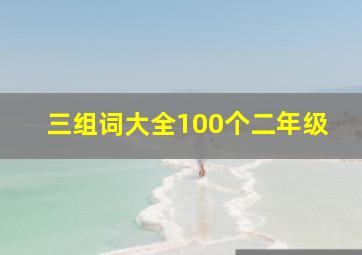 三组词大全100个二年级