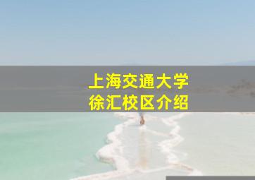 上海交通大学徐汇校区介绍