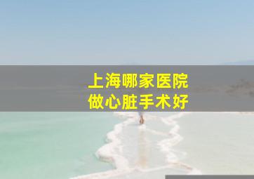 上海哪家医院做心脏手术好