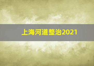 上海河道整治2021