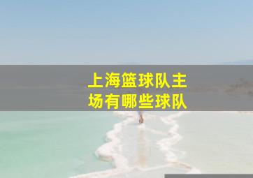 上海篮球队主场有哪些球队