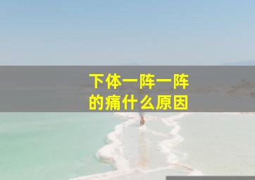 下体一阵一阵的痛什么原因