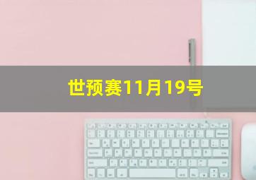 世预赛11月19号