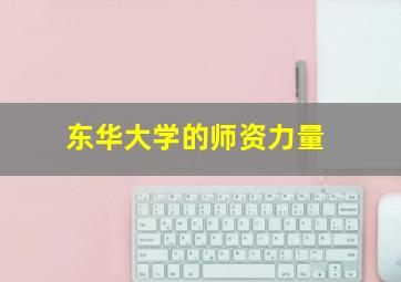 东华大学的师资力量