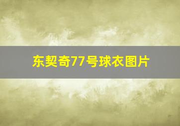 东契奇77号球衣图片