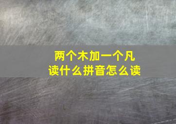 两个木加一个凡读什么拼音怎么读