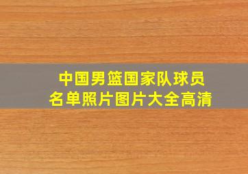 中国男篮国家队球员名单照片图片大全高清