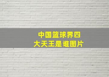 中国篮球界四大天王是谁图片