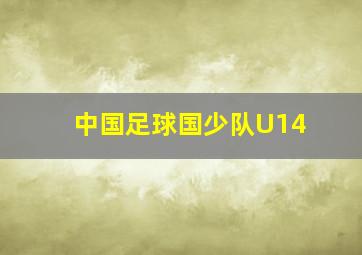 中国足球国少队U14