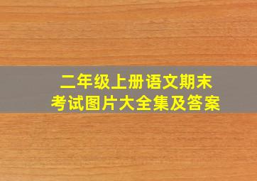 二年级上册语文期末考试图片大全集及答案