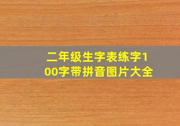 二年级生字表练字100字带拼音图片大全